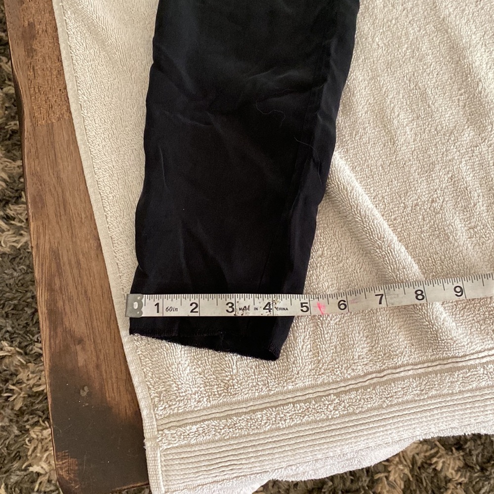 Theory 100% silk thin joggers with pockets. Simply beautiful & so comfy - Picture 9 of 13